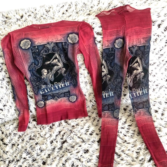 ‼️SOLD‼️Vtg JEAN PAUL GAULTIER ‘95 TOP PANTS SET - Picture 10 of 10